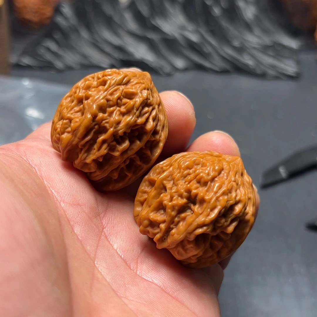 手串文玩核桃尺寸34野生