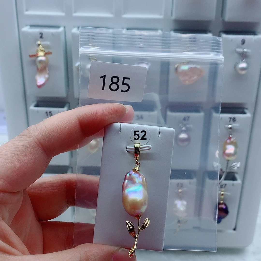 吊坠(不含链)淡水珍珠合金