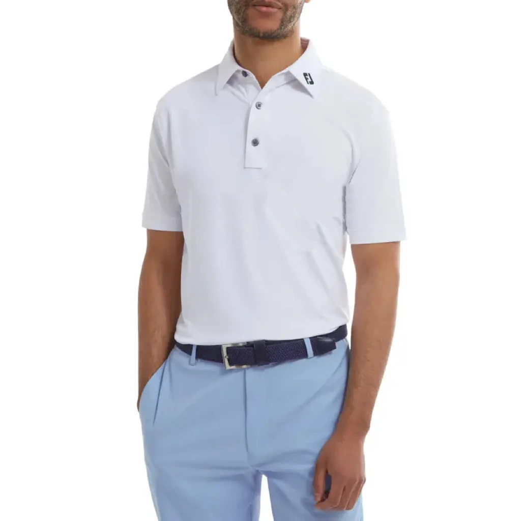 FJ男士休闲简约舒适golf短袖T恤抗菌速干高尔夫POLO衬衫