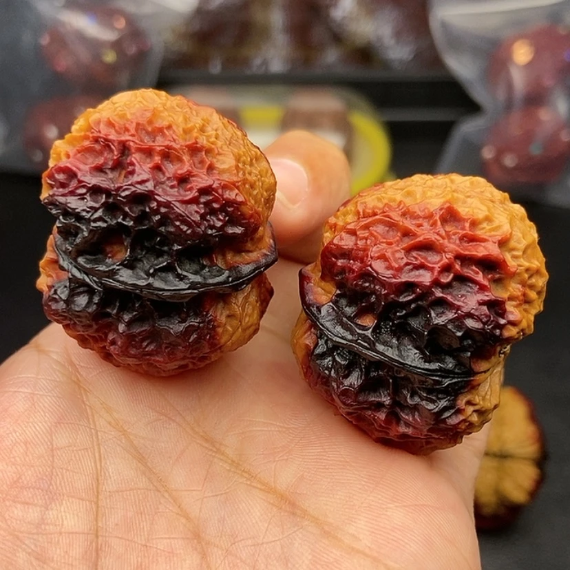 【闪购商品】把件文玩核桃40尺火麒麟金蟾