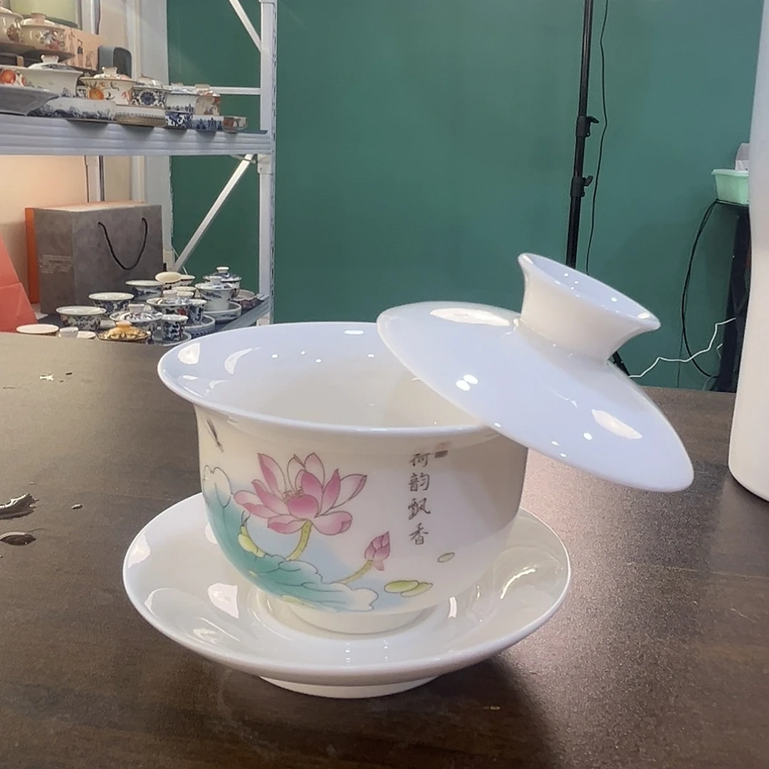 盖碗里的水煮开后放