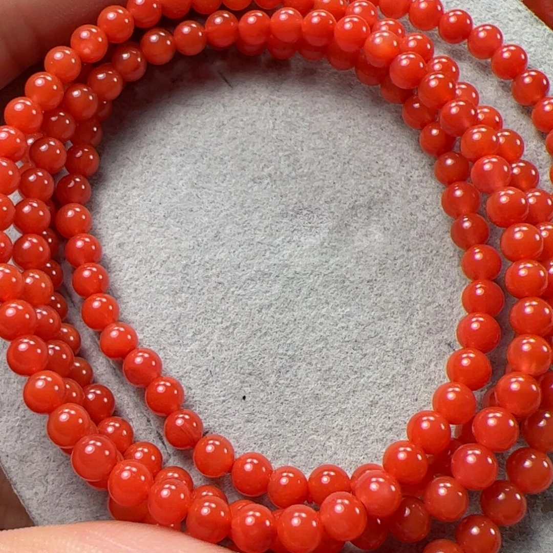 南红玛瑙4+多圈未镶嵌