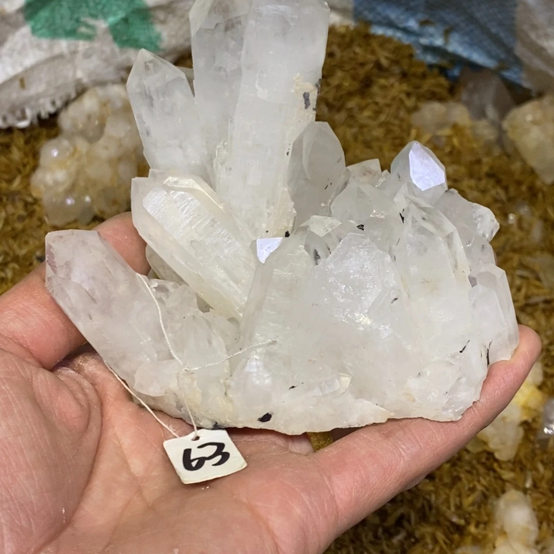 水晶水晶原石摆件未镶嵌冷*雨