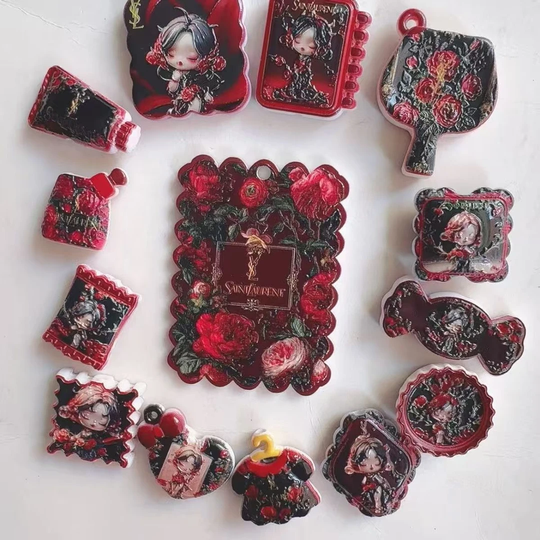 【直播间C001-C099】甜美风日韩情侣拼色DIY手机链配件甜美配饰