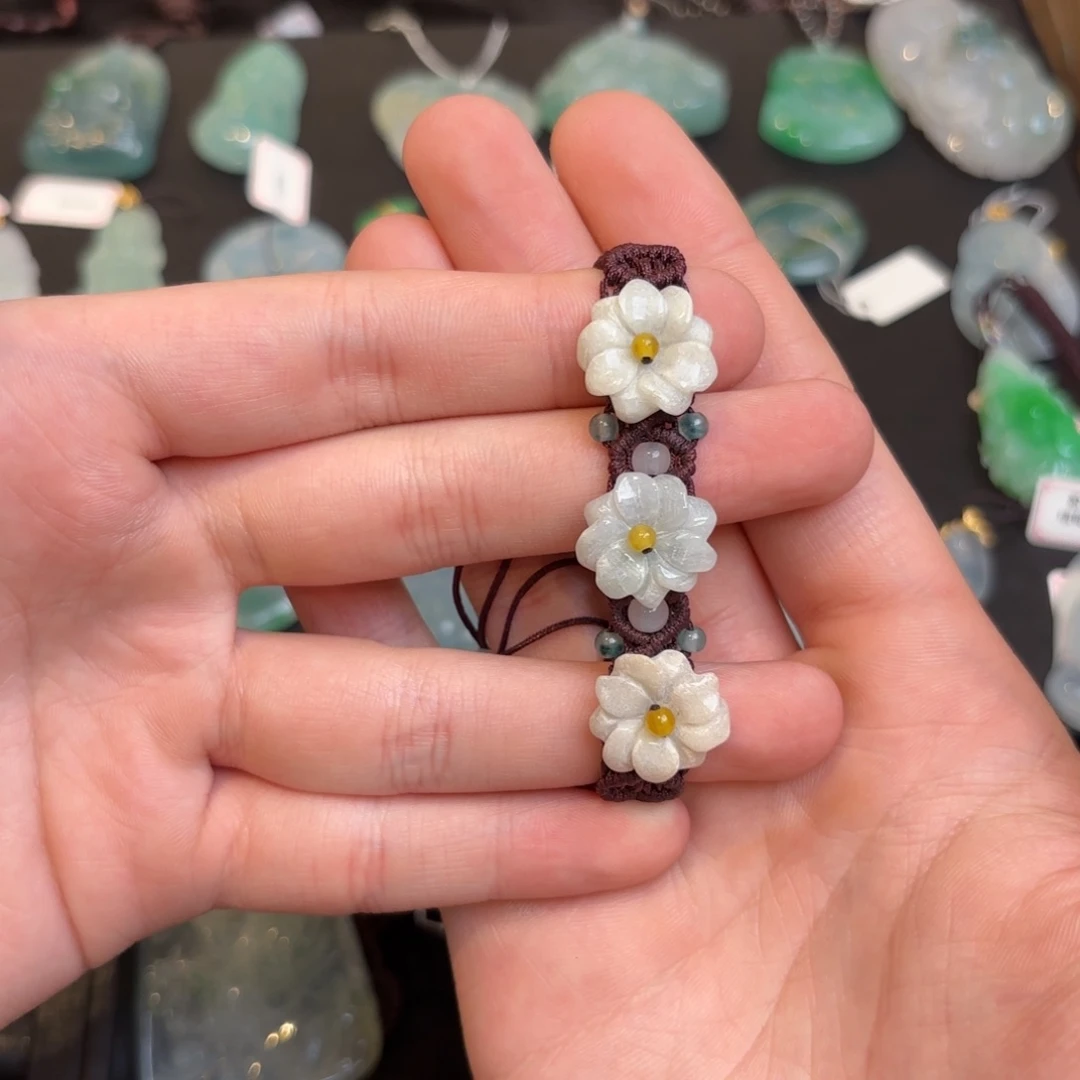 翡翠未镶嵌颈饰天然缅甸翡翠a货