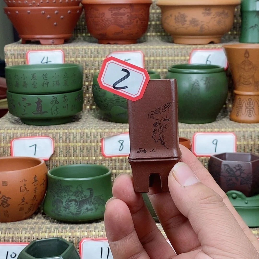 紫砂花盆张*我在等一