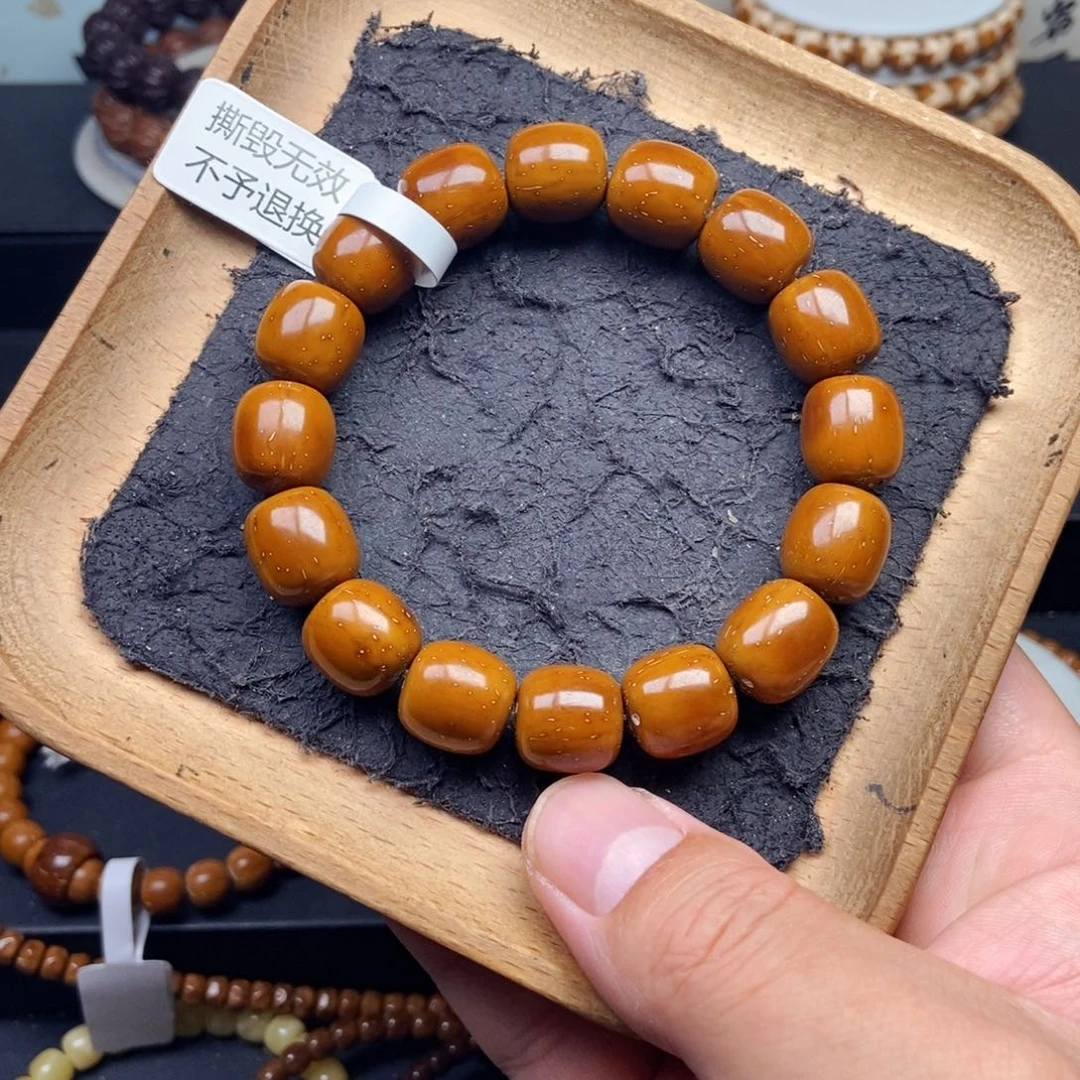 ****紫金鼠手串13mm精品黄金甲