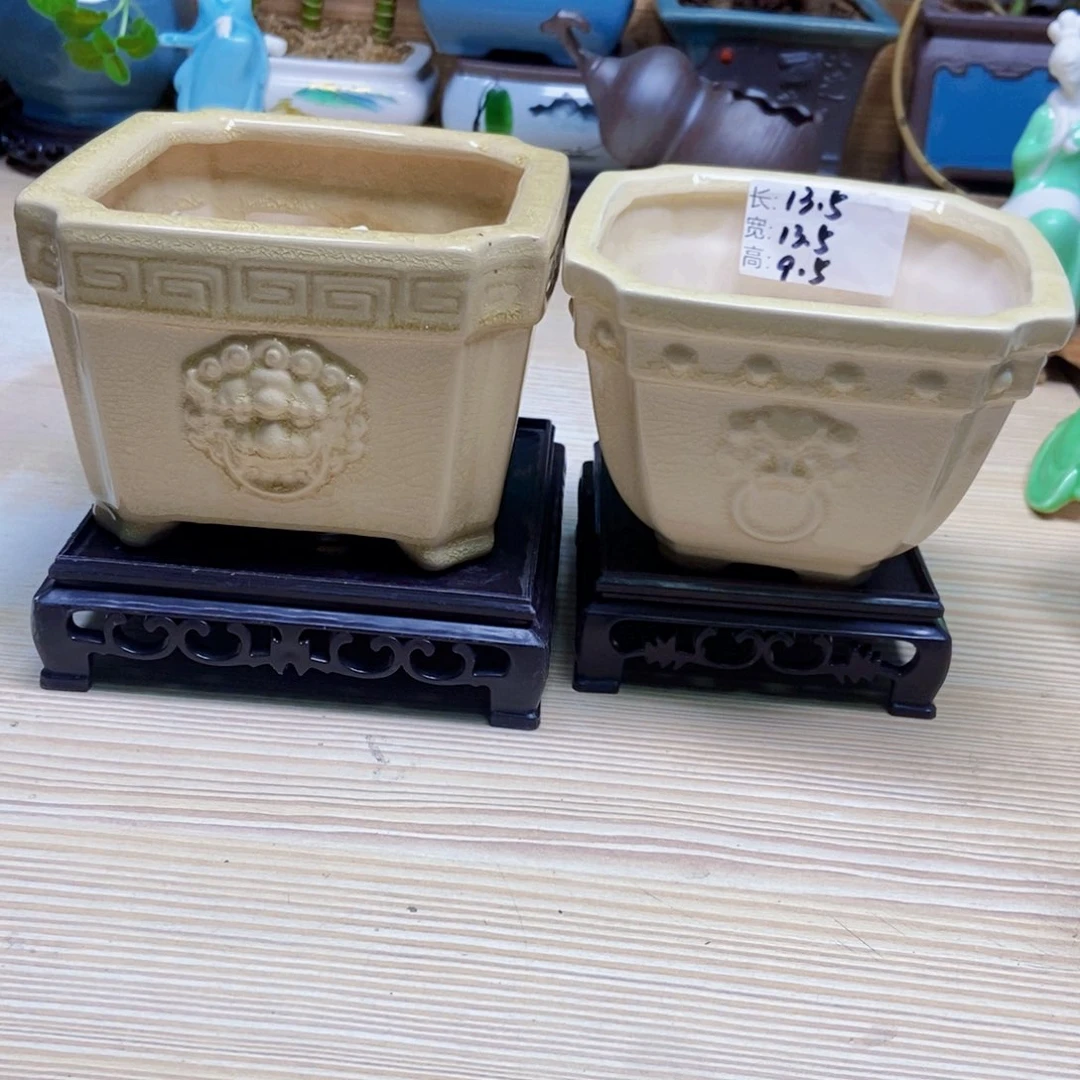 瓷片陶瓷花盆陶瓷艺术