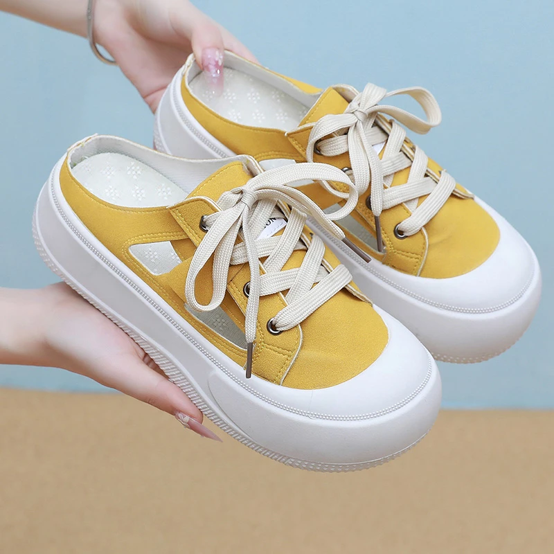 夏季新款老北京布鞋经典时尚百搭休闲鞋网鞋透气防滑一脚蹬妈妈鞋