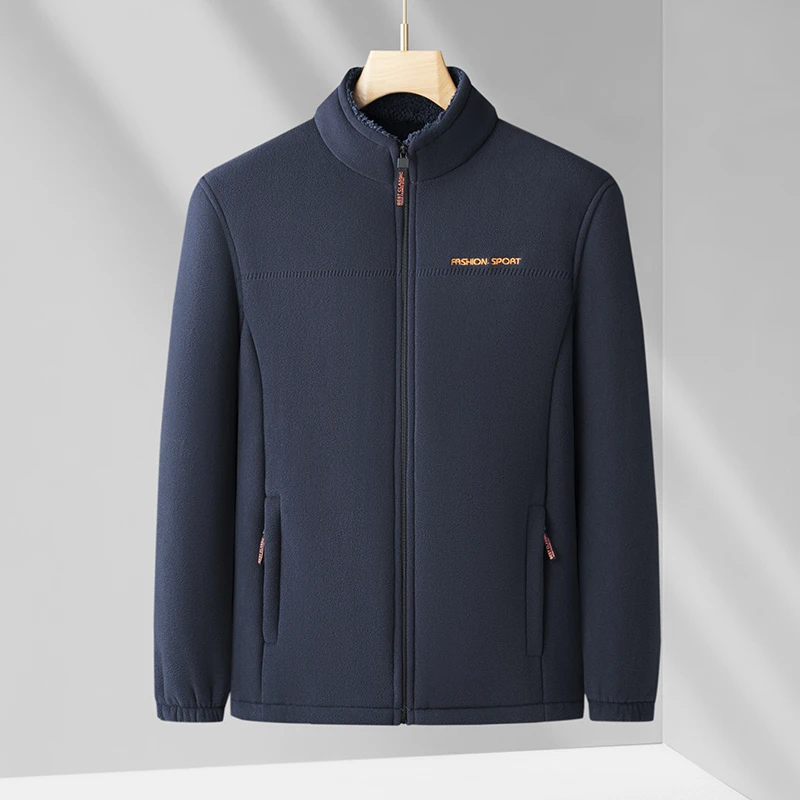 【主播专属】男士秋冬新款4色羊羔绒加厚休闲保暖摇粒绒外套