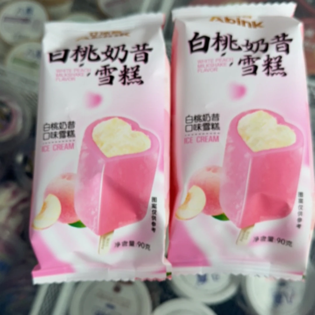 艾冰客白桃奶昔/白桃