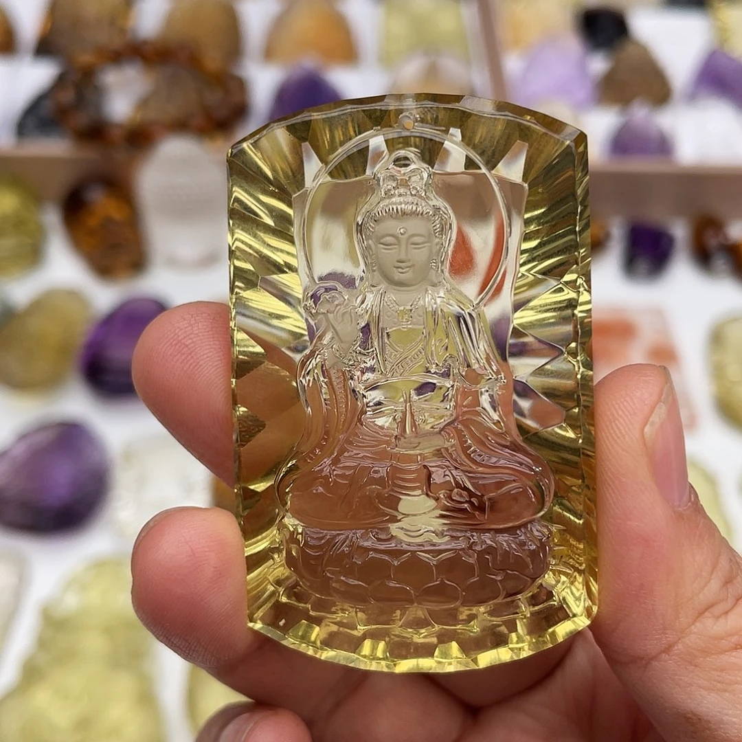 水晶颈饰未镶嵌定制