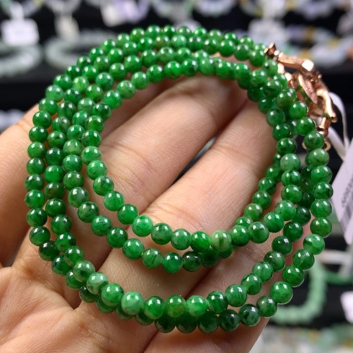 未镶嵌手串翡翠卡3.5