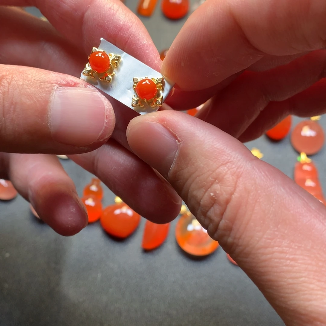 南红玛瑙未镶嵌项链