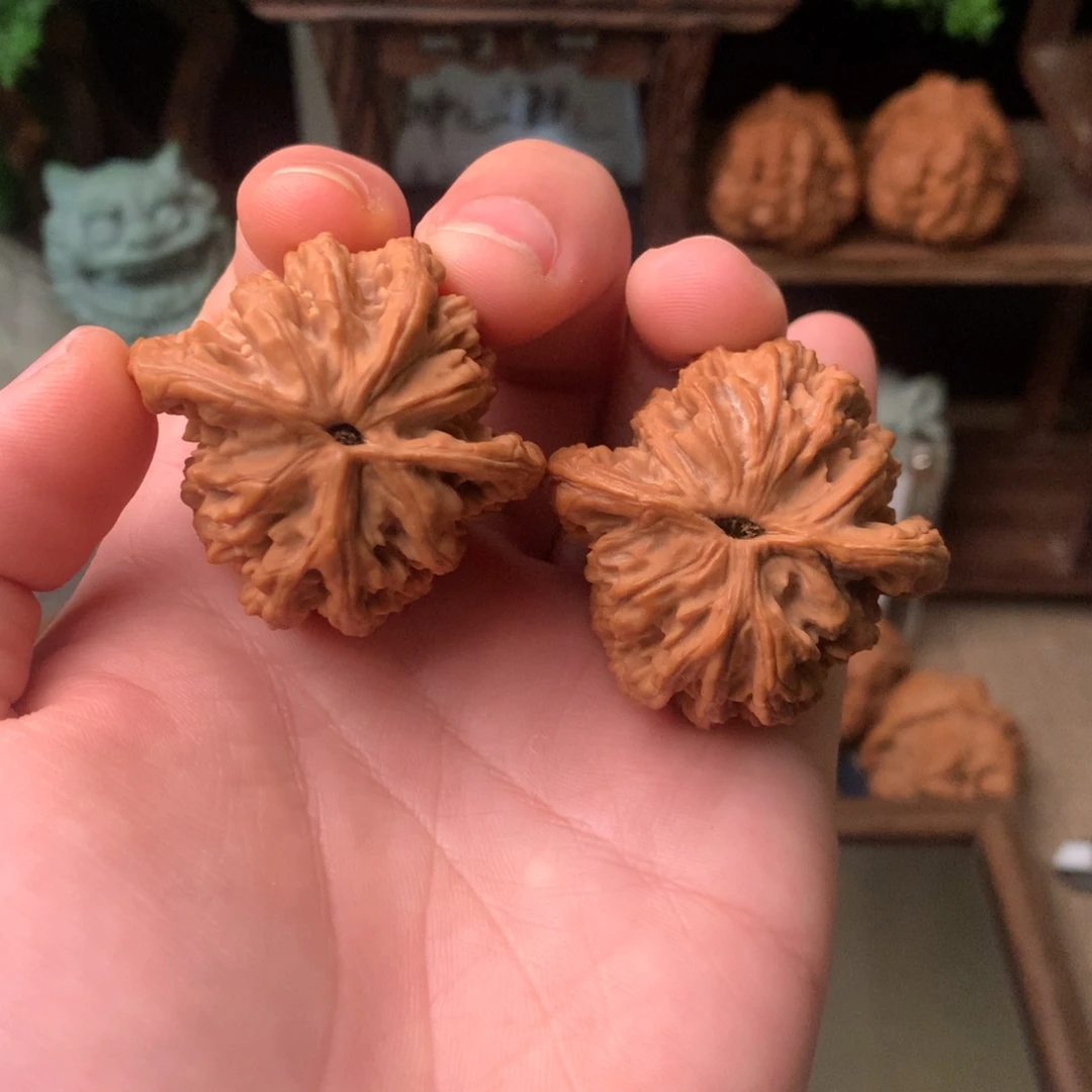 把件文玩核桃42尺寸虎头