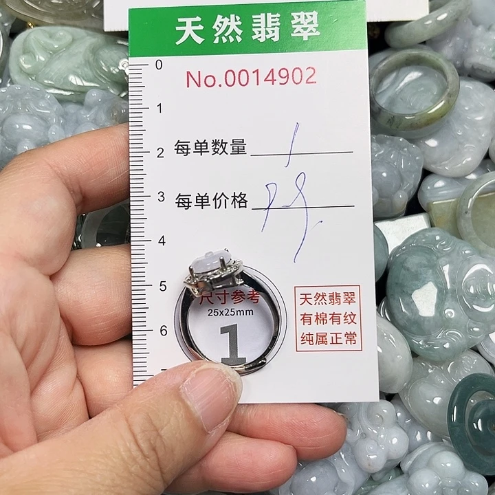 翡翠未镶嵌颈饰4902