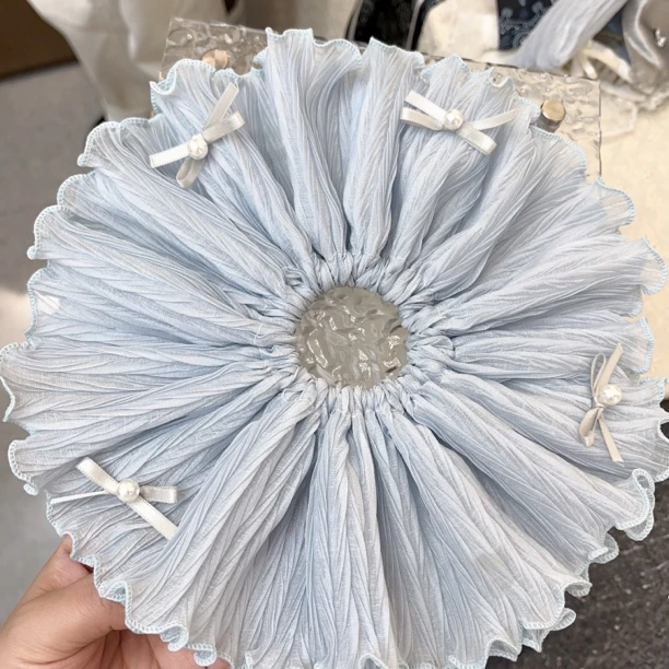 B383天空蓝色大裙摆肠圈