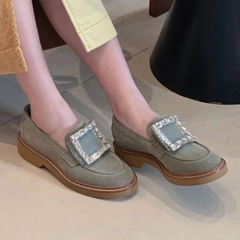 99新 Roger Vivier/罗杰·维威耶 乐福鞋/36码/Xspr4150