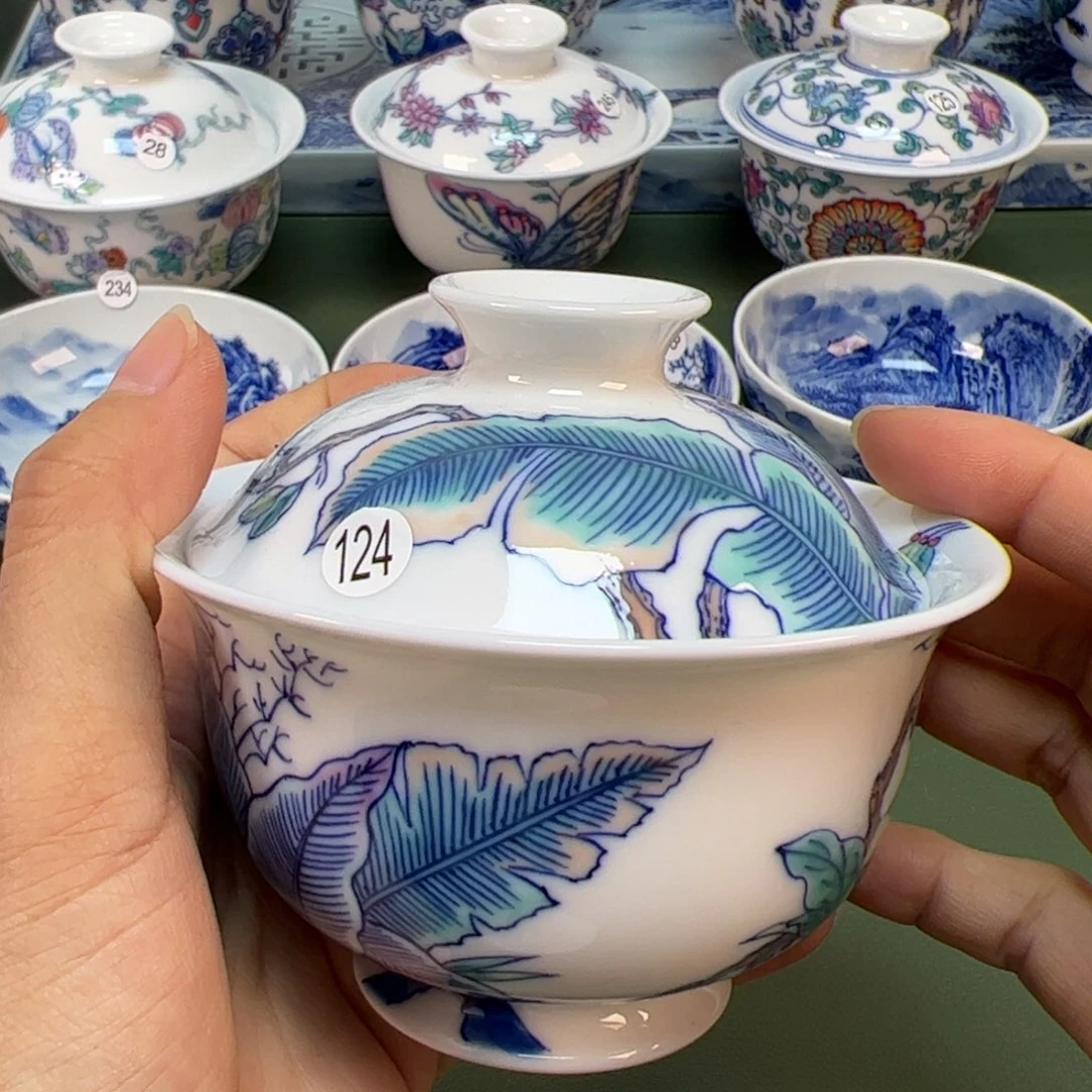 木木景德镇纯手绘茶具124