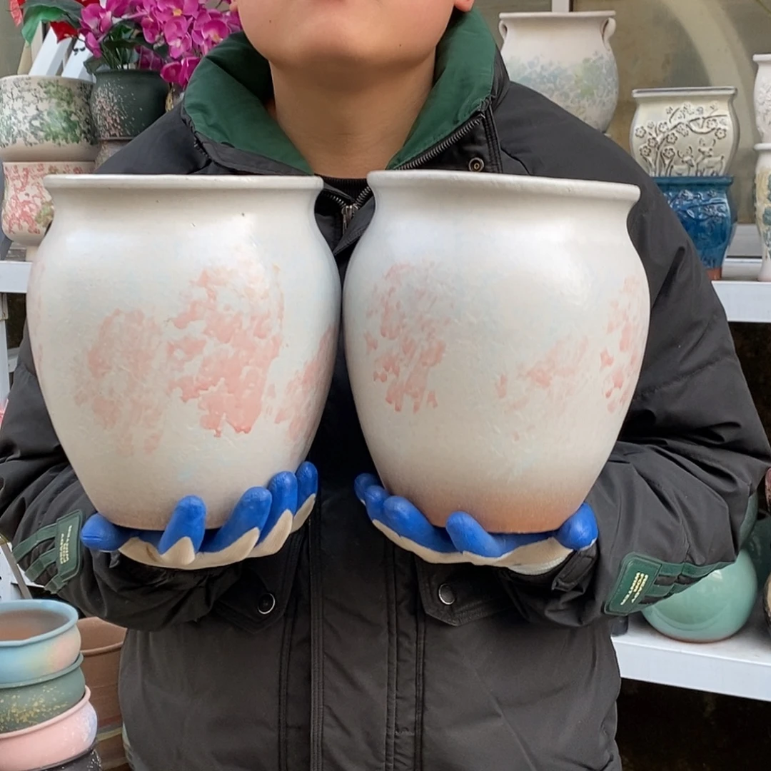 紫砂花盆口17高22福利