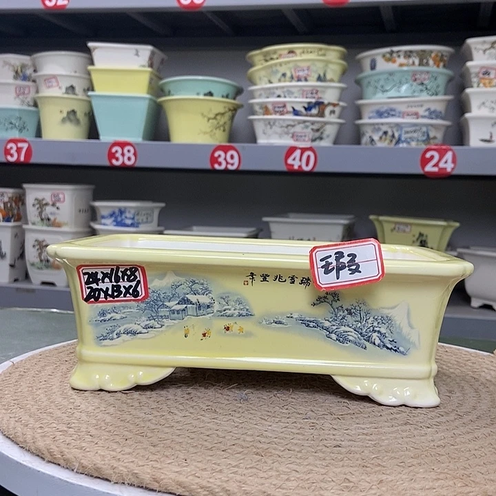 紫砂紫砂花盆0873