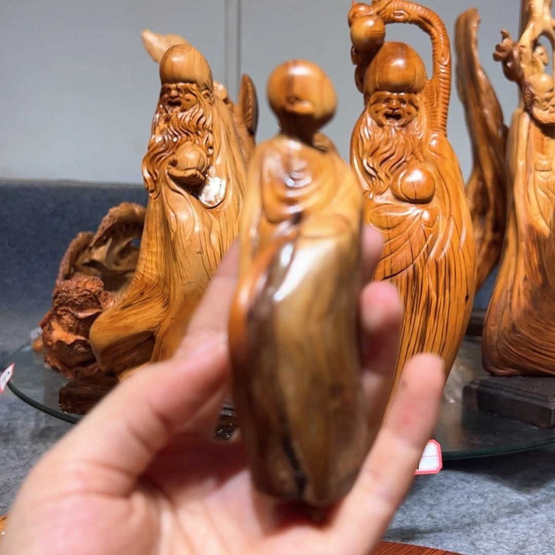 柏木崖柏木手把件摆件