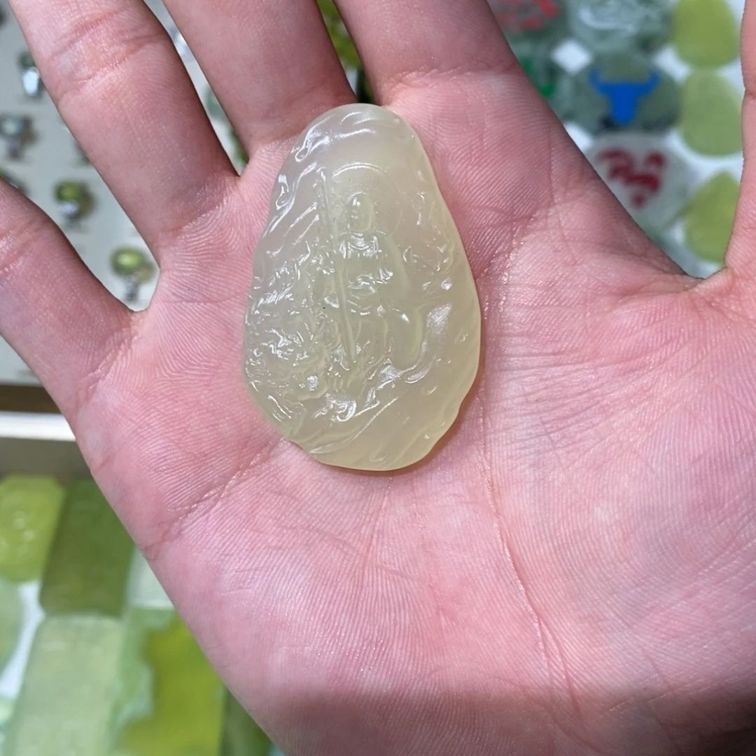 岫玉未镶嵌吊坠(不含链)