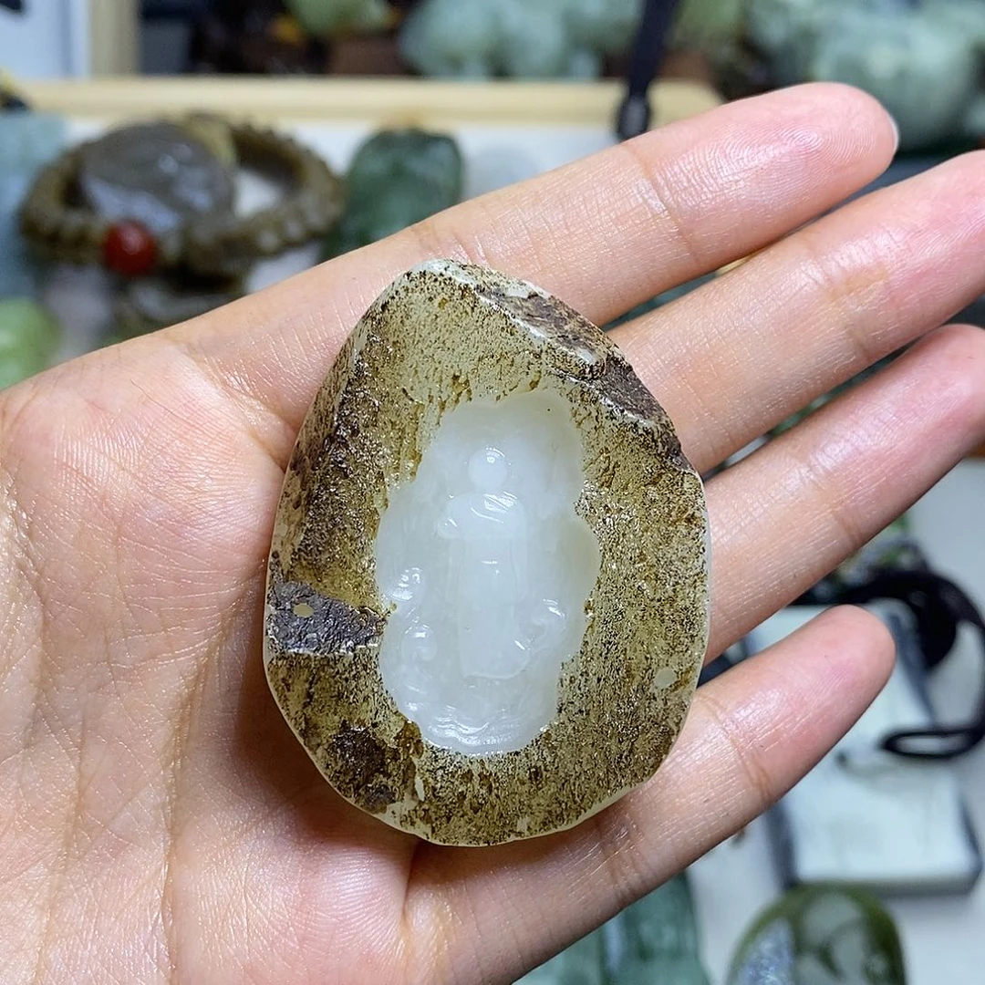 和田玉未镶嵌颈饰?****?