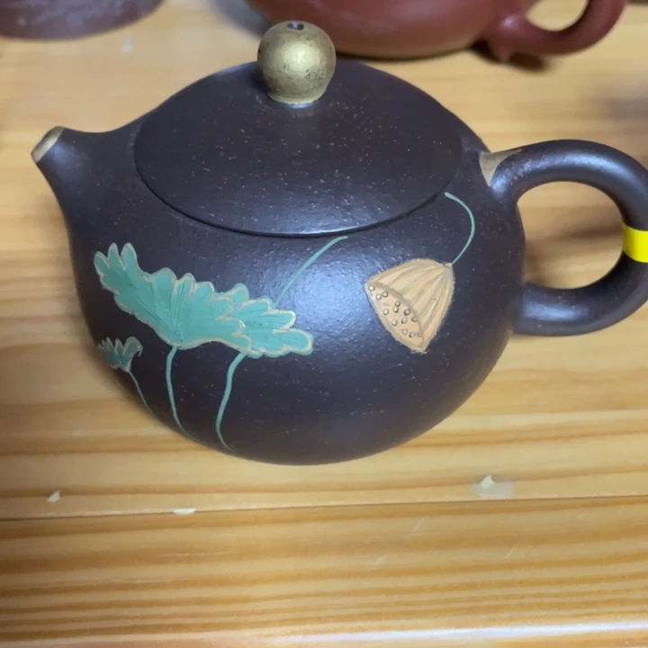 路***狂底槽青茶壶紫砂艺术作品