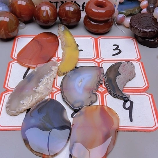 【闪购商品】玛瑙/玉髓未镶嵌珠宝半成品欣***。