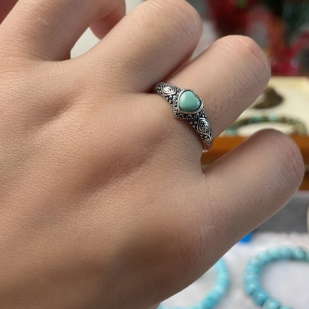 绿松石银S925镶嵌配饰