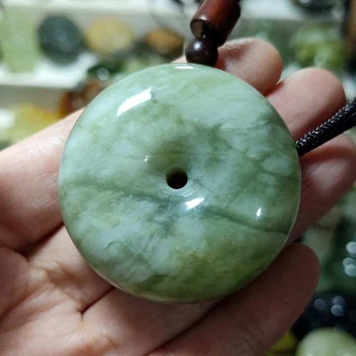 岫玉平安扣未镶嵌