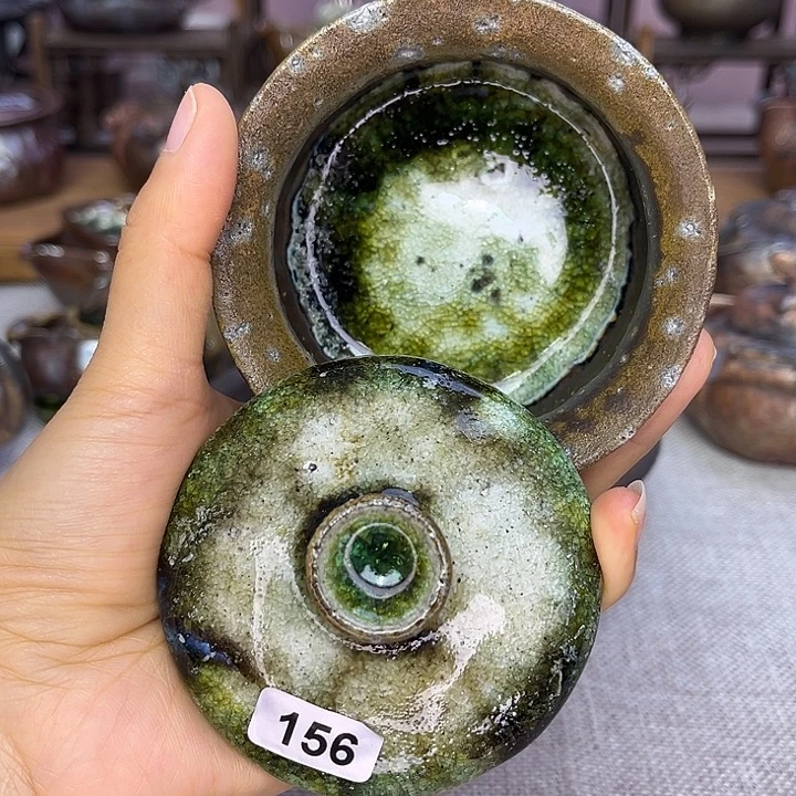 裸柴烧陶瓷手工茶器