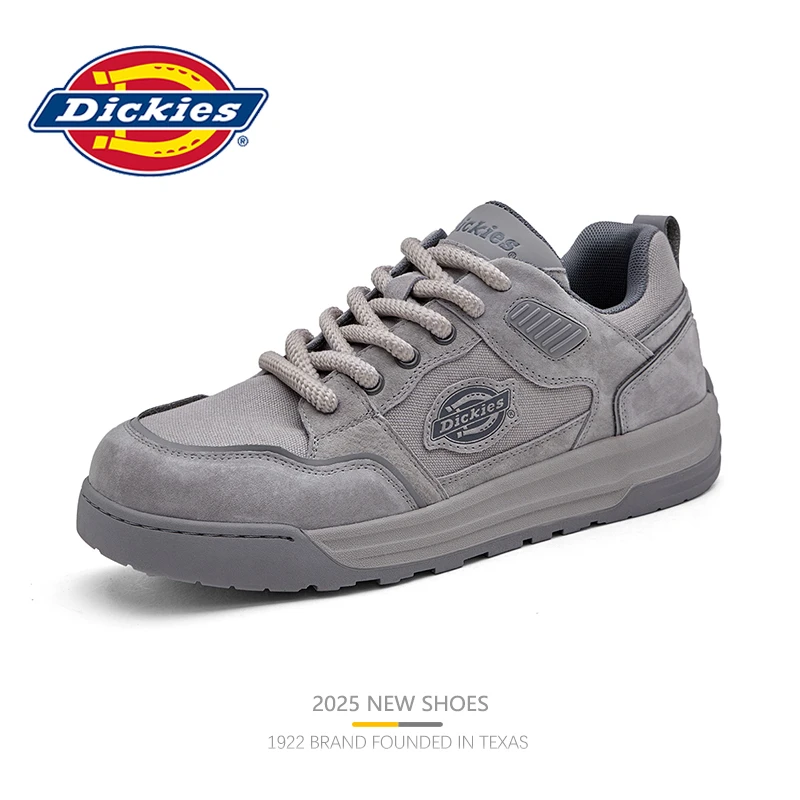 Dickies水泥灰板鞋男2025新款百搭时尚休闲潮流运动男鞋低帮鞋子