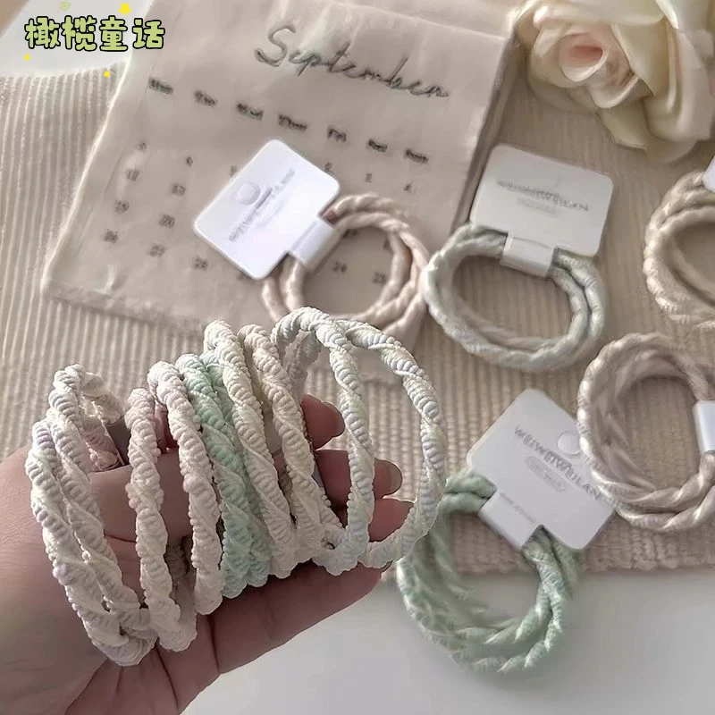 女童清新发圈甜美可爱发绳韩版百搭头绳弹力不伤发甜美不伤发头绳