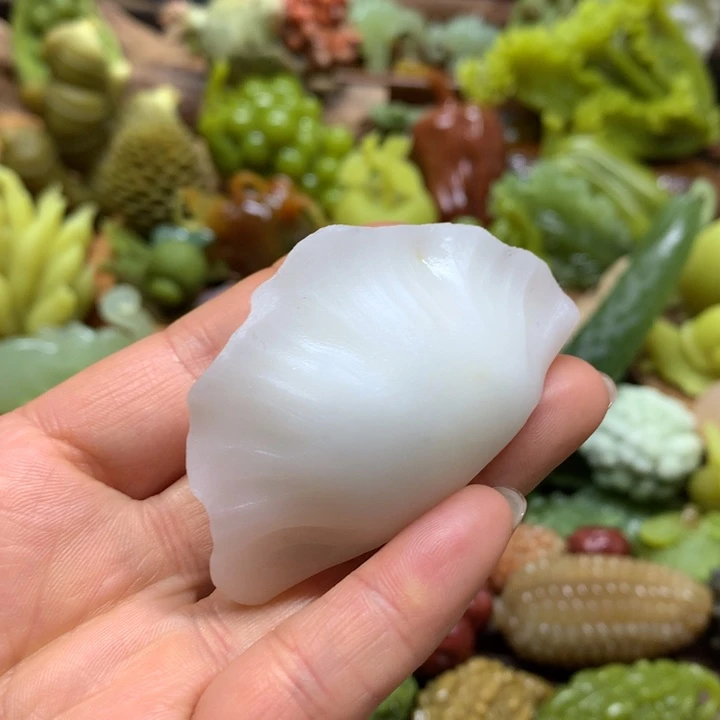 蛇纹石玉手把未镶嵌用****5