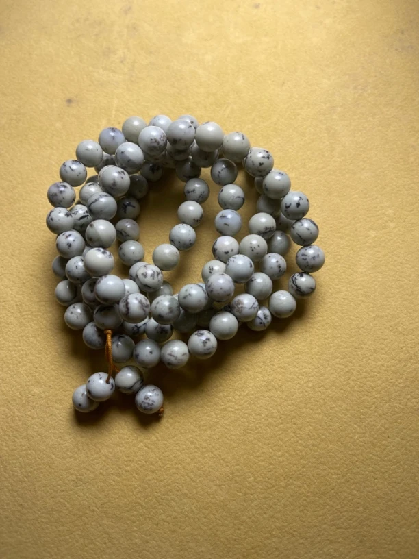 天然和田玉段树林108粒项链手链多用男女通用