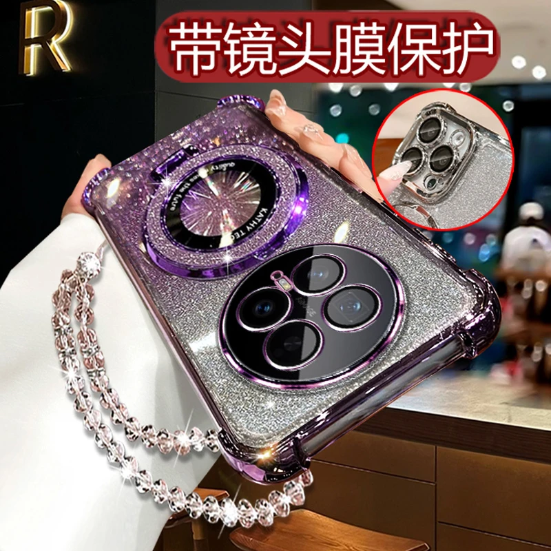 适用荣耀magic8手机壳女潮新款BKQ-AN00网红高档MAGIC8镜头膜全包