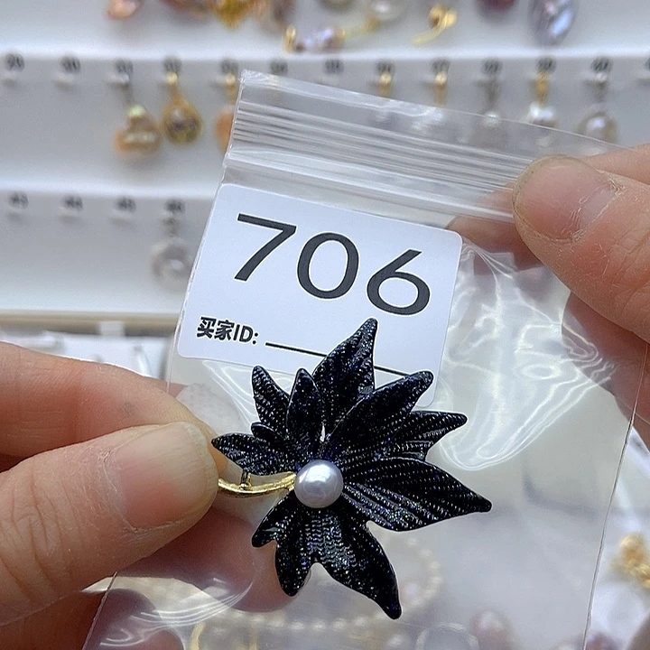 淡水珍珠颈饰银S925镶嵌