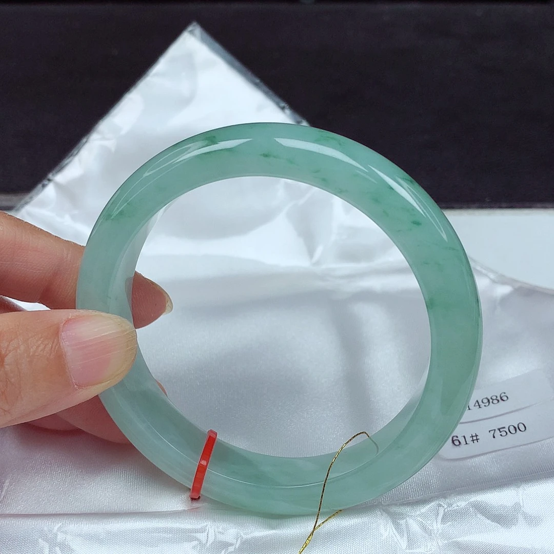 未镶嵌手镯翡翠61圈4986