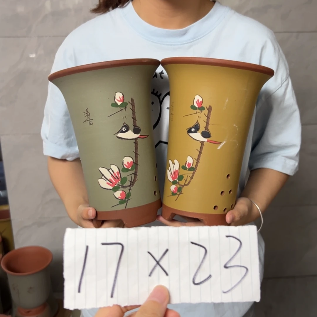 宜兴川阁紫砂花盆