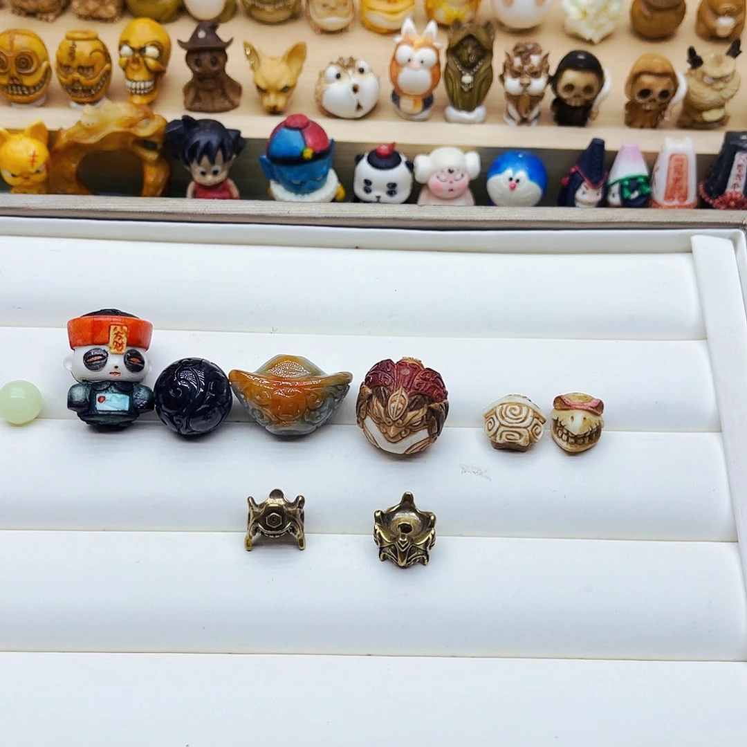 鹿骨摆件手工雕刻配饰