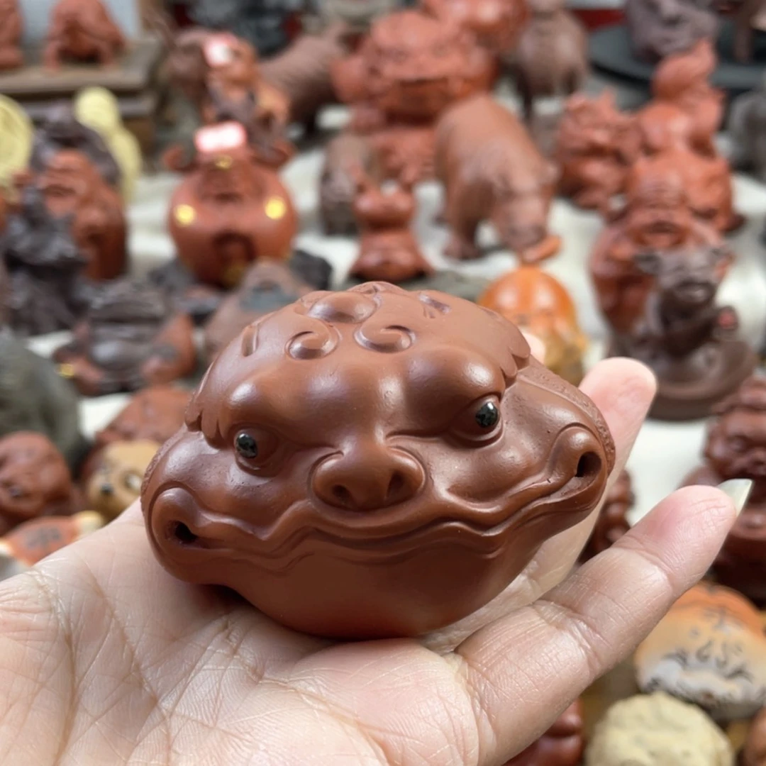 【闪购商品】紫砂茶宠紫砂金蟾