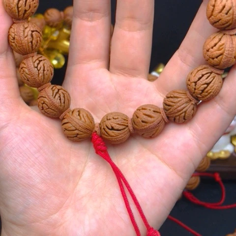 手串桃核秦岭龙纹桃核静静