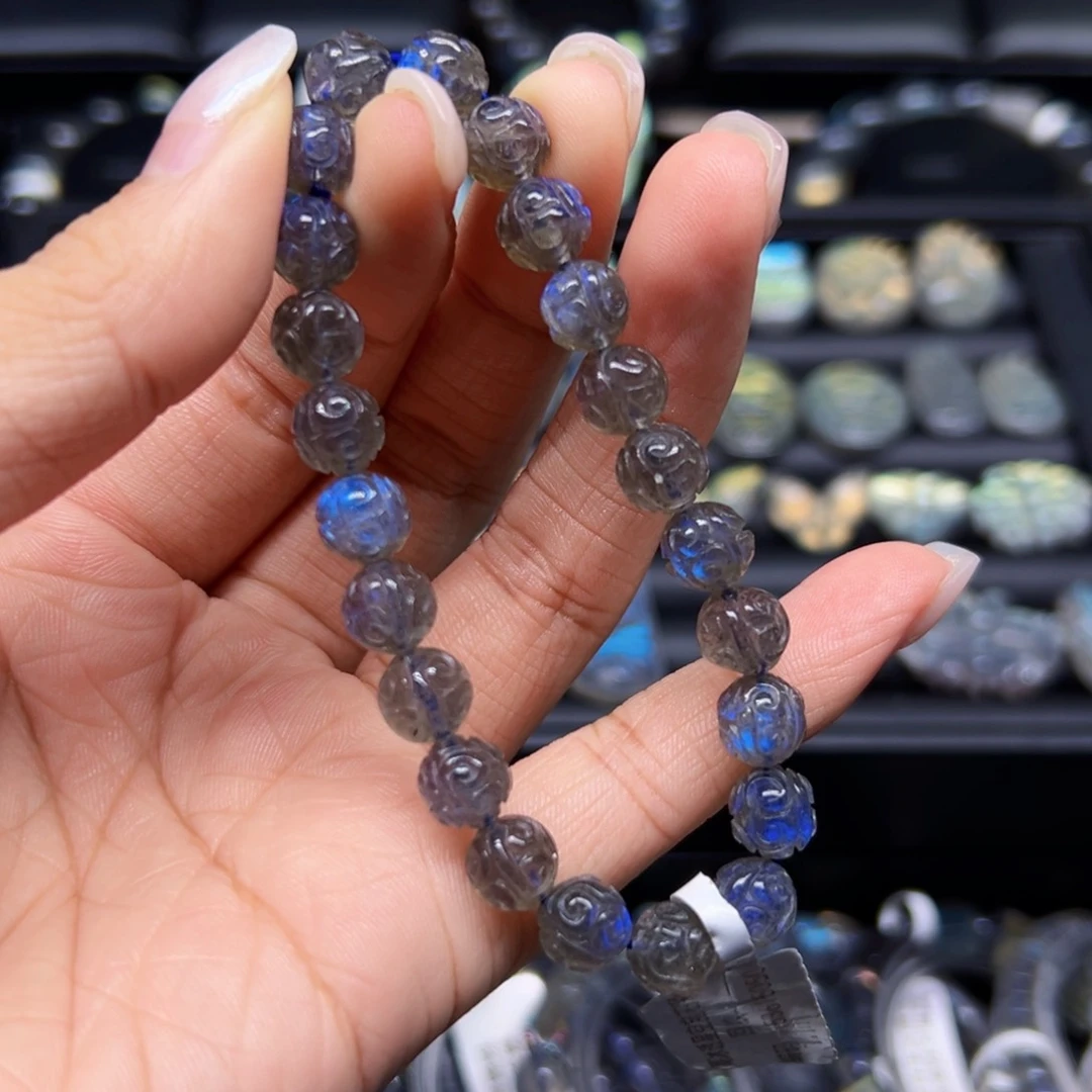 未镶嵌手串长石7.6m左右