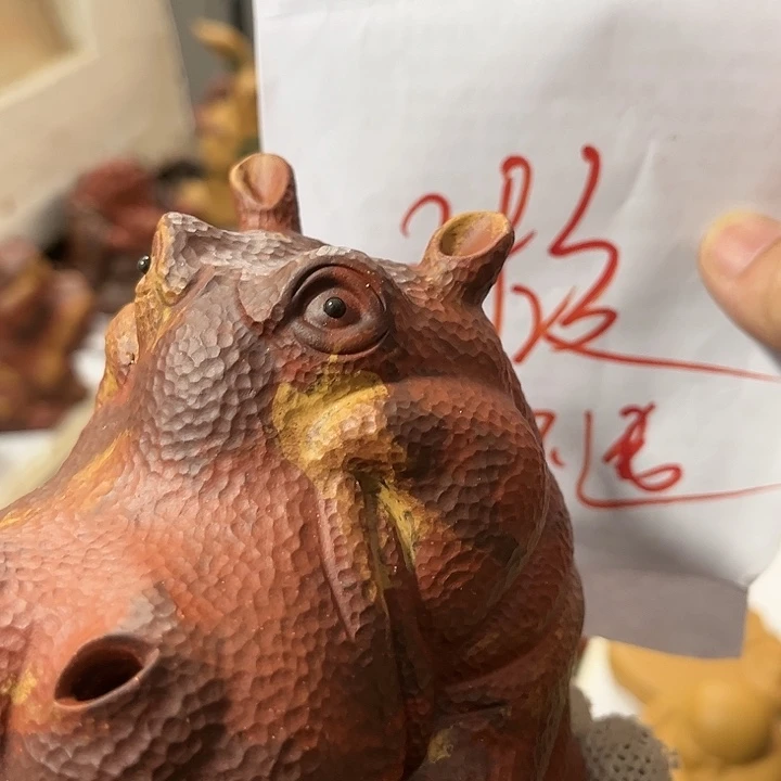 紫砂茶宠夜*歌紫砂河马