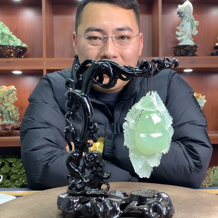 【闪购商品】蛇纹石玉（覆膜）珠宝奇石未镶嵌用****6