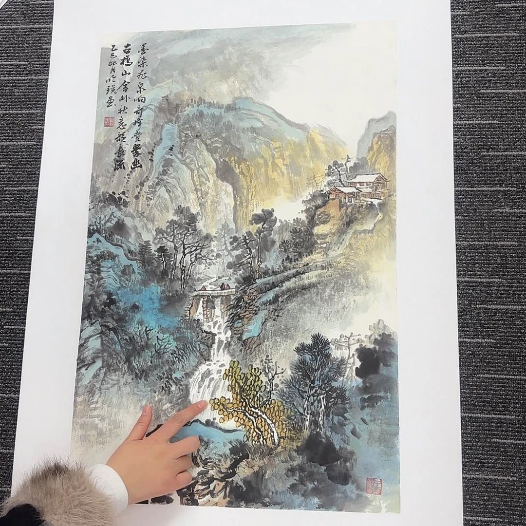国画国画作品纯手绘