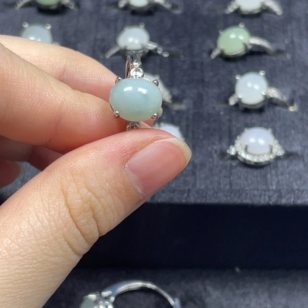 翡翠未镶嵌戒指翡翠