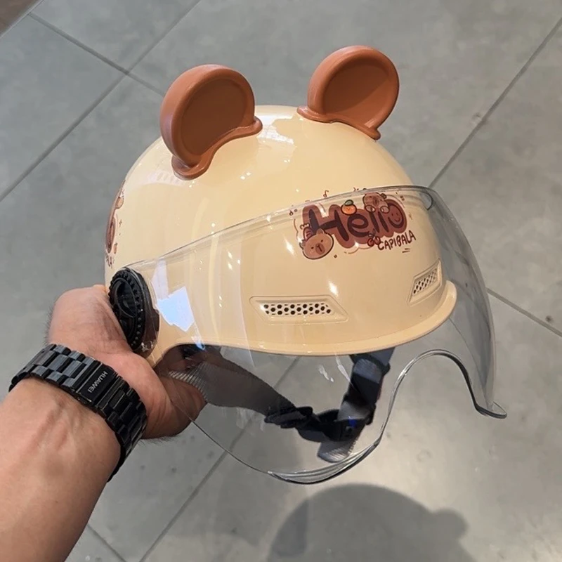 3C认证儿童头盔男女孩2-12岁小孩宝宝骑行半盔电动车轻便式安全帽